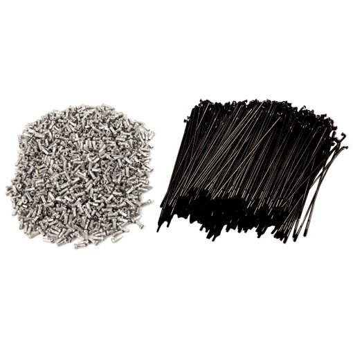 Immagine prodotto da Brompton Set di Raggi/Chiocciole per Ruota Posteriore con Cambio al Mozzo a 3 Velocità - nero