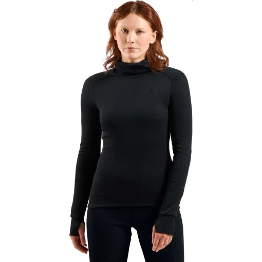 Produktbild von Odlo Active Warm Langarm-Unterhemd mit Gesichtsmaske Damen - schwarz