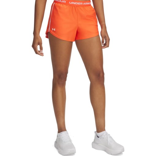 Foto de Under Armour Pantalón Corto Mujer - UA Tech™ Play Up - Fire/Blanco