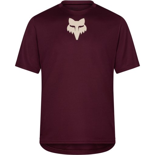 Kuva tuotteesta FOX Ranger MTB-lyhythihainen paita miesten käyttöön - dark maroon