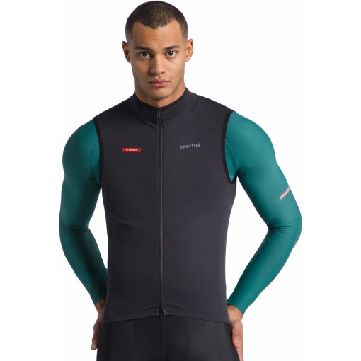 Photo produit de Sportful Fiandre 2 Gilet de cyclisme pour hommes - 002 Noir