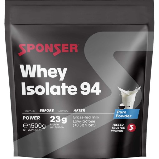 Picture of SPONSER Whey Isolate 94 Pure - Protein Beverage Powder - 1500g