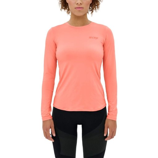 Immagine prodotto da CEP Maglia a Maniche Lunghe Donna - The Run Round Neck V5 - coral