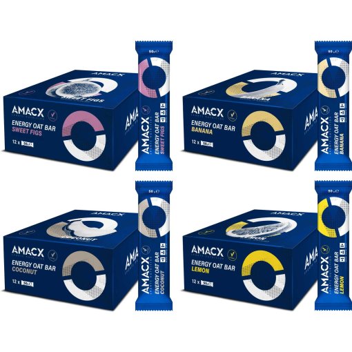 Produktbild von Amacx Energy Oat Bar - Kohlenhydratriegel - 12x50g