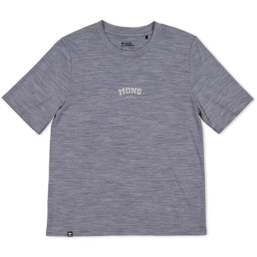 Foto de Mons Royale Camiseta Mujer - Icon Merino - grey heather