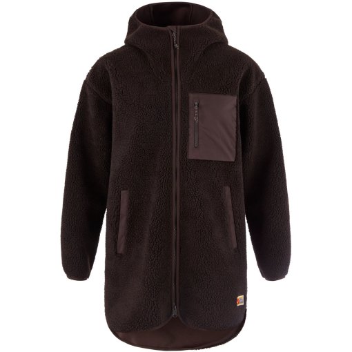 Productfoto van Fjällräven Vardag Pile Fleece Long Jas Vrouwen - black oak