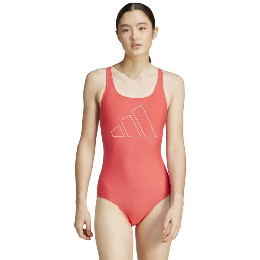 Foto de adidas Bañador Mujer - Big Bars X-Back - semi lucid red/white JJ0430