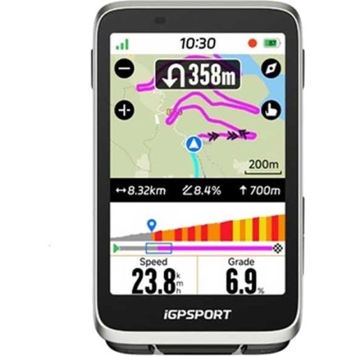 Photo produit de iGPSPORT BiNavi GPS Compteur vélo - argent