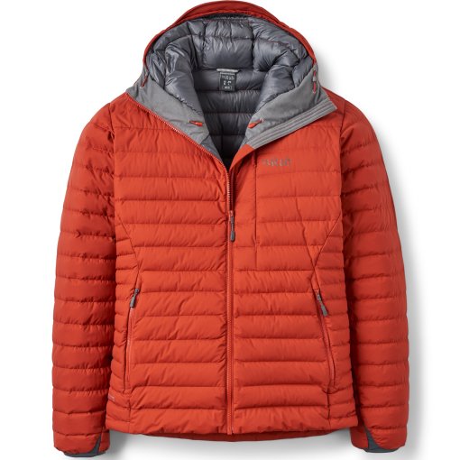 Foto de Rab Chaqueta con Capucha Hombre - Microlight Windstopper - tuscan red