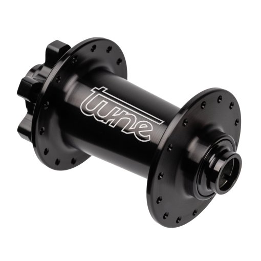 Produktbild von Tune Micro Boost Vorderradnabe - Standard Lager | 6-Loch | 15x110mm - 32-Loch - schwarz
