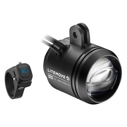 Foto de Litemove Luz Delantera LED AE-200 para S-Pedelecs - AE2002 | Soporte Superior