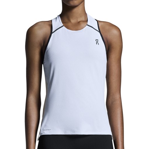 Productfoto van On Performance Tank Tanktop Dames - Wit | Zilver