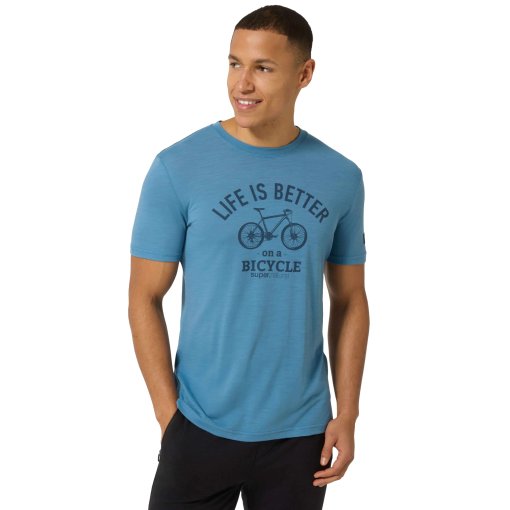 Bild von SUPER.NATURAL Better Bike T-Shirt Herren - Blue Heaven/Ocean Blue
