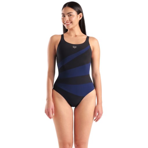 Produktbild von arena Shapewear Isabella C-Cup Badeanzug Damen - Schwarz-Navy