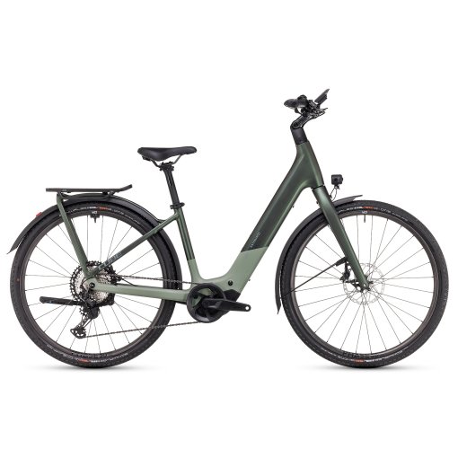 Immagine prodotto da CUBE Bici Elettrica Trekking Carbonio - KATHMANDU HYBRID C:62 SLT 400X - Easy Entry - 2025 - stellar / origanogreen