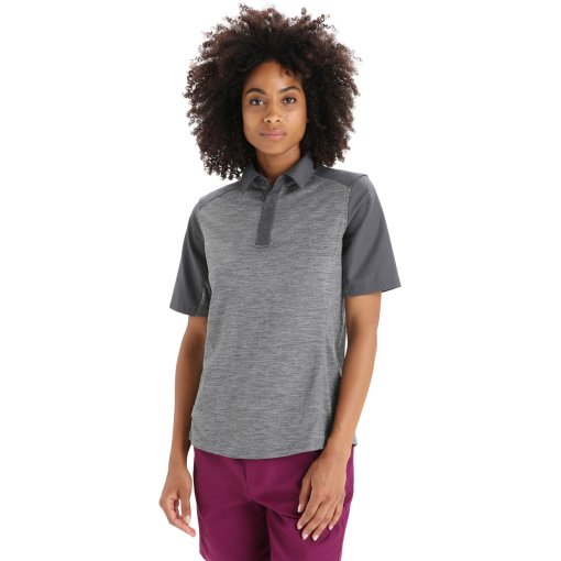 Immagine prodotto da Icebreaker Camicia Donna - Hike - Gritstone Hthr/Monsoon