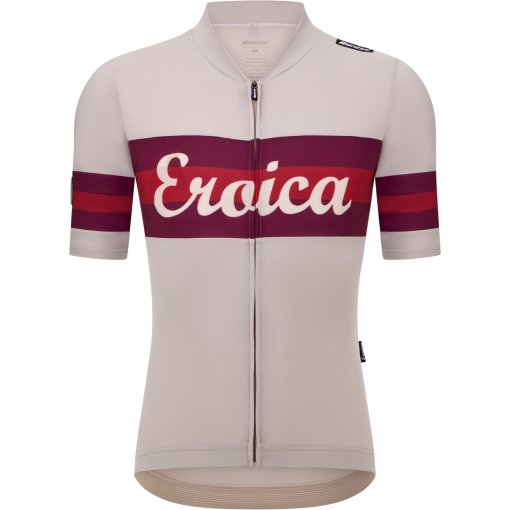 Photo produit de Santini Eroica Timo Maillot à manches courtes pour hommes ER94075CTIMO - cappuccino CP