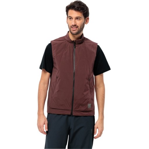 Foto de Jack Wolfskin Chaleco Hombre - Bike Commute Ins - dark maroon