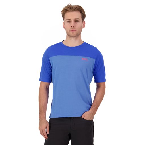 Immagine prodotto da Mons Royale Maglia Ciclismo a Maniche Corte Uomo - Diversion Merino - ocean / ultramarine