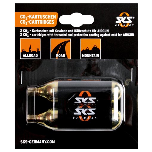 Immagine prodotto da SKS Cartuccia CO2 con Filettatura per Airgun (2x16g)