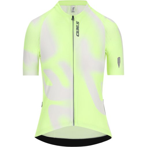 Photo produit de Q36.5 Gregarius Pro Big Logo Maillot manches courtes pour femmes - fluo yellow