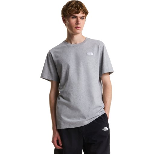 Photo produit de The North Face Evolution Simple Dome Regular T-shirt pour hommes - TNF Pale Grey Heather