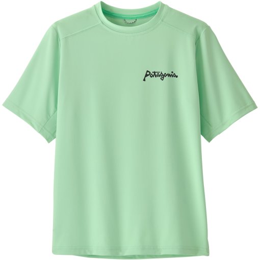 Foto de Patagonia Camiseta Niños - Cap Silkweight - Little Fish: Rinsed Green