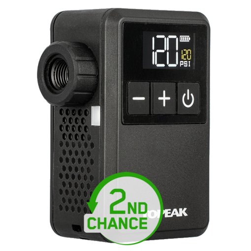 Produktbild von Topeak E-Booster Digital Mini Akku Luftpumpe - schwarz - B-Ware