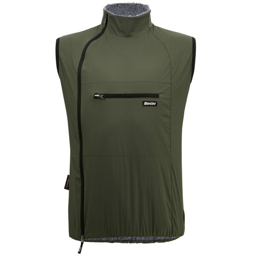 Immagine prodotto da Santini Gilet Uomo - Alpha Pack 3M55075ALPHAPACK - verde militare VM