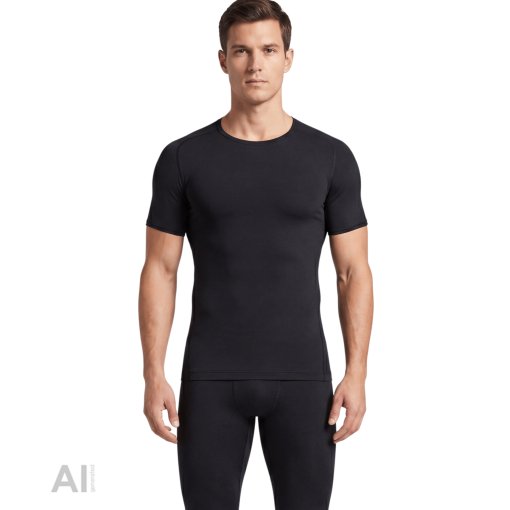 Picture of Löffler Transtex® Warm Short Sleeve Shirt Men - black 990