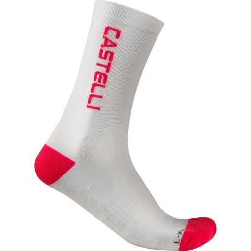 Photo produit de Castelli Sweetspot 20 Chaussettes thermiques - ivory/red 065