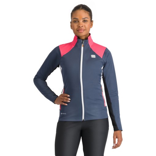 Produktbild von Sportful Squadra Jacke Damen - 256 Galaxy Blue/Raspberry Pink
