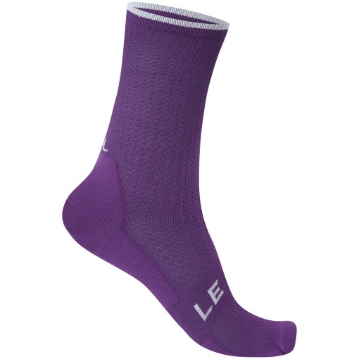 Picture of Le Col Cycling Socks - Verbean Purple/White
