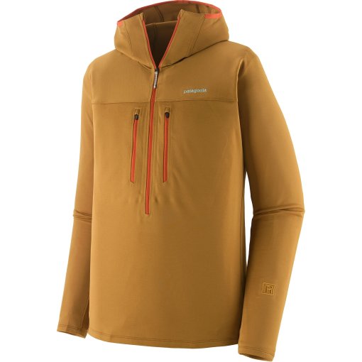 Image de Patagonia R1 Ultralight Hoody Anorak pour hommes - Bobcat Brown