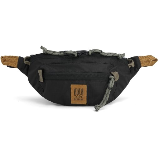 Picture of Topo Designs Mountain Waist Pack - 1L - Black/Neutral