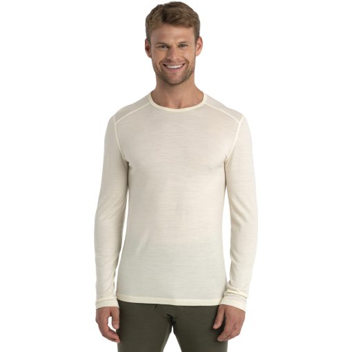 Foto de Icebreaker Camiseta Interior Manga Larga Hombre - Merino 200 Oasis Crewe - Undyed