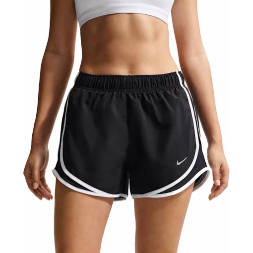Picture of Nike Tempo Dri-FIT Mid Rise Shorts Women - black/black/white/reflective silver HM6096-010