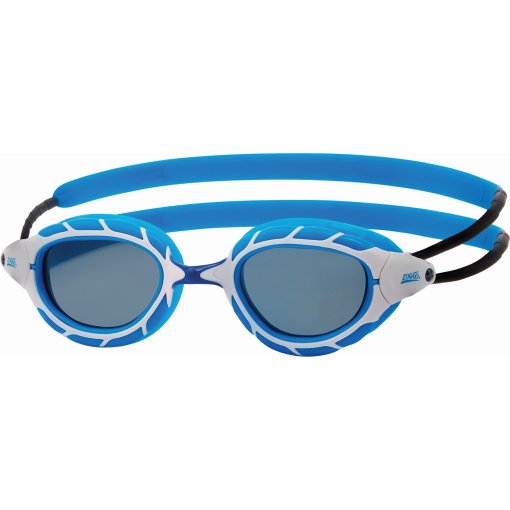 Produktbild von Zoggs Predator Schwimmbrille - Getönte Gläser: Smoke - Small Fit - Blau/Weiß