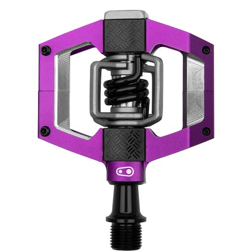 Foto de Crankbrothers Pedales Automáticos - Mallet Trail - púrpura / negro