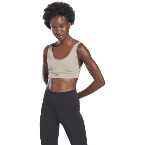 Foto de Reebok Sujetador Deportivo Mujer - Studio Stripped Minimalist - boulder grey