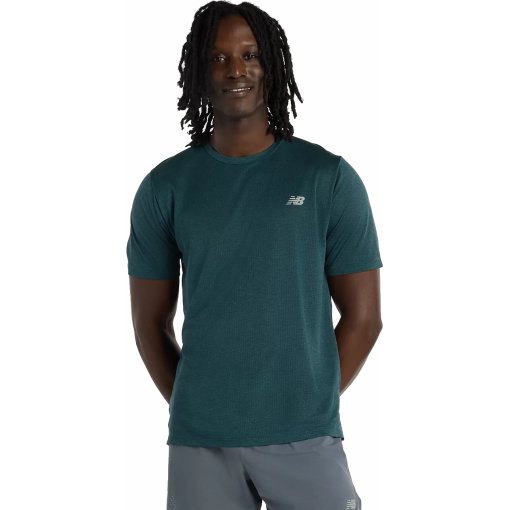 Bild von New Balance RC Essential T-Shirt Herren - Medusa Green Heather