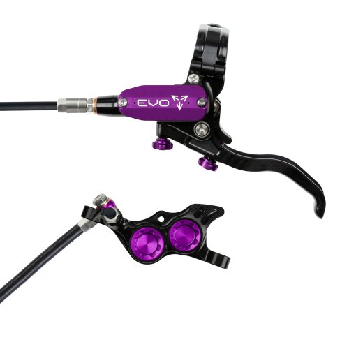 Foto de Hope Freno de disco Tech 4 EVO TR4 - negro/morado - Palanca a la izquierda