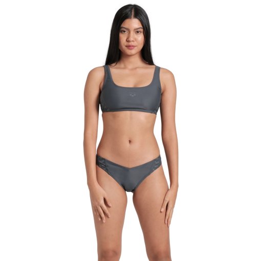Foto de arena Bikini Mujer - Team Stripe Bralette - Asphalt