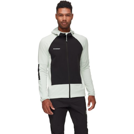 Foto de Mammut Chaqueta con Capucha Midlayer Hombre - Massone - silver sage-negro