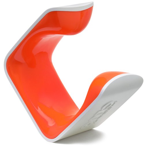 Produktbild von Hornit CLUG PLUS Wandhalterung (70-81mm / 2,7-3,2&quot;) - weiß/orange