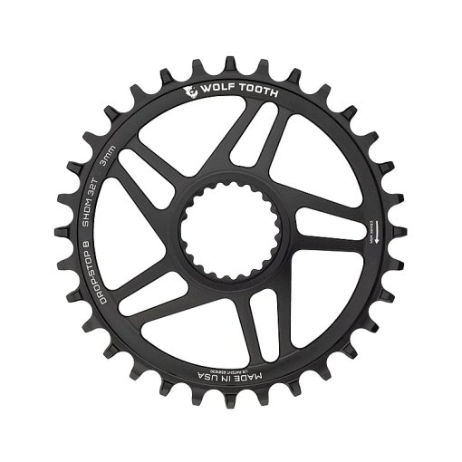 Immagine prodotto da Wolf Tooth Corona per Shimano Direct Mount | Drop-Stop B | 3mm Offset | Boost - nero