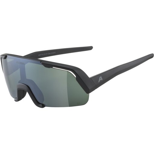 Foto de Alpina Rocket Q-Lite Gafas Joven - black matt/mirror silver