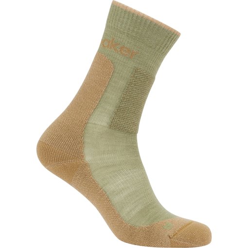 Foto de Icebreaker Calcetines Mujer - Merino Hike+ Medium Crew - Lichen/Sand