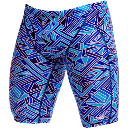 Productfoto van Funky Trunks Training Eco Jammers Zwemkleding voor heren - Blue Bits