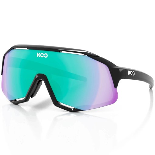 Zdjęcie: KOO Demos Okulary przeciwsłoneczne - Black - Green Mirror